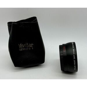 Vivitar High Definition 0.43 x 52MM Wide Angle Lens Macro Japan Optics With Case